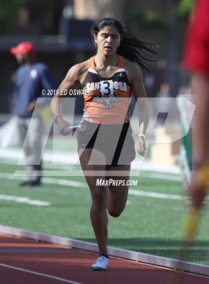 Thumbnail 2 in CIF NCS Meet of Champions (Girls 4x400 Meter Relay) photogallery.
