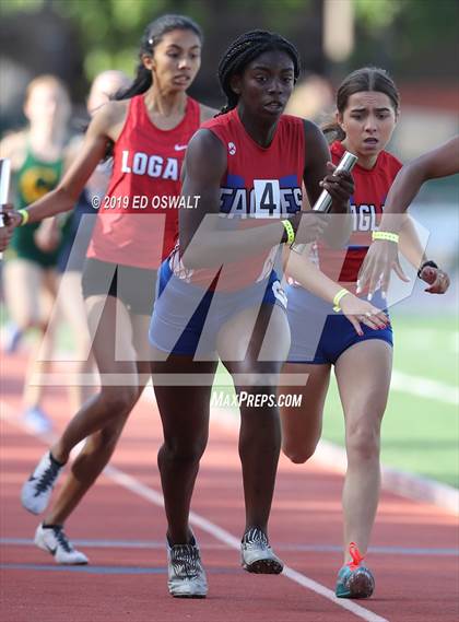 Thumbnail 1 in CIF NCS Meet of Champions (Girls 4x400 Meter Relay) photogallery.