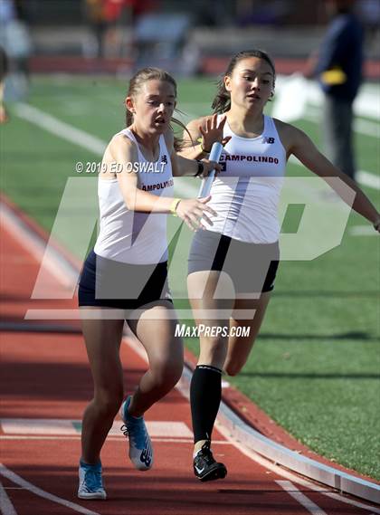 Thumbnail 2 in CIF NCS Meet of Champions (Girls 4x400 Meter Relay) photogallery.