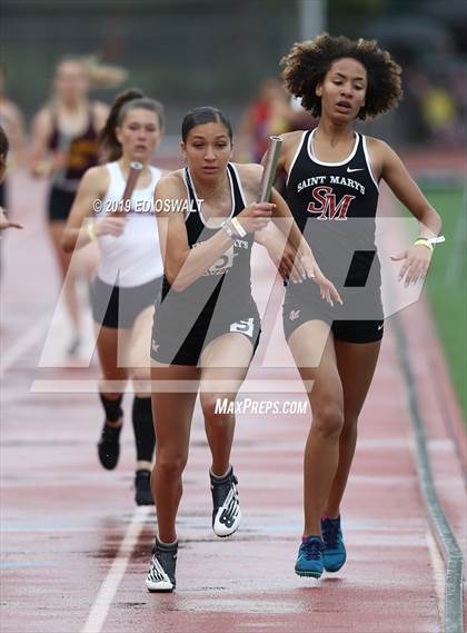 Thumbnail 3 in CIF NCS Meet of Champions (Girls 4x400 Meter Relay) photogallery.
