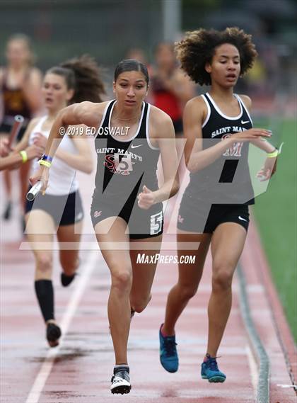 Thumbnail 2 in CIF NCS Meet of Champions (Girls 4x400 Meter Relay) photogallery.