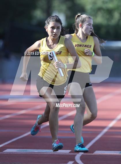 Thumbnail 2 in CIF NCS Meet of Champions (Girls 4x400 Meter Relay) photogallery.
