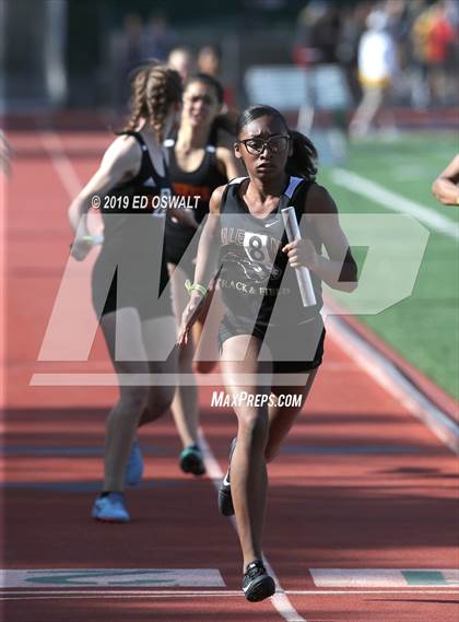Thumbnail 1 in CIF NCS Meet of Champions (Girls 4x400 Meter Relay) photogallery.