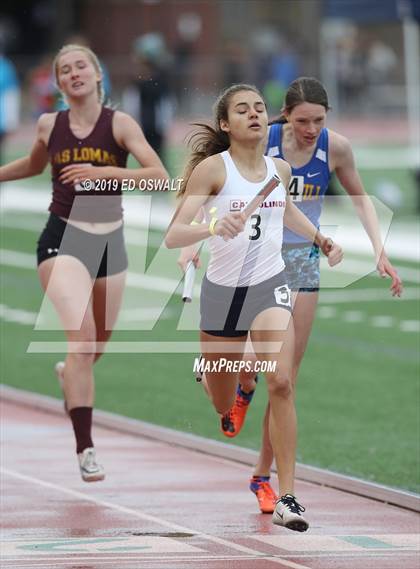 Thumbnail 2 in CIF NCS Meet of Champions (Girls 4x400 Meter Relay) photogallery.
