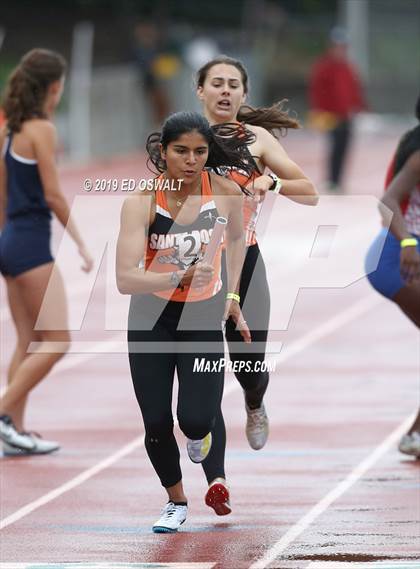Thumbnail 2 in CIF NCS Meet of Champions (Girls 4x400 Meter Relay) photogallery.