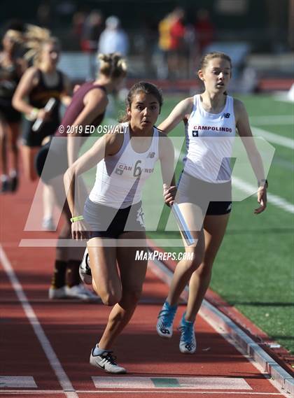 Thumbnail 3 in CIF NCS Meet of Champions (Girls 4x400 Meter Relay) photogallery.