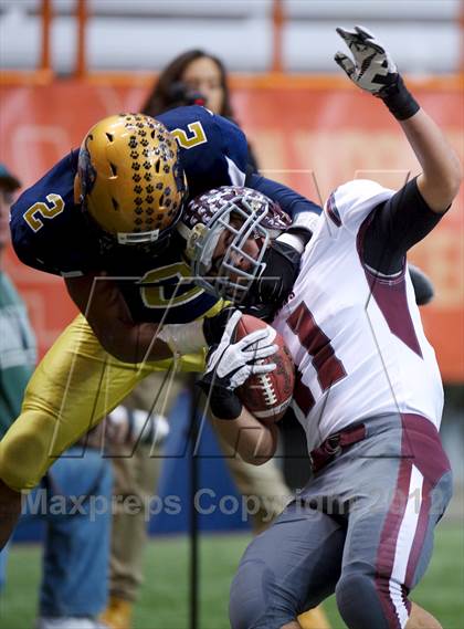 Thumbnail 3 in Burnt Hills-Ballston Lake vs. Sweet Home (NYSPHSAA Class A Final) photogallery.