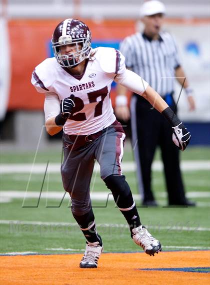 Thumbnail 2 in Burnt Hills-Ballston Lake vs. Sweet Home (NYSPHSAA Class A Final) photogallery.
