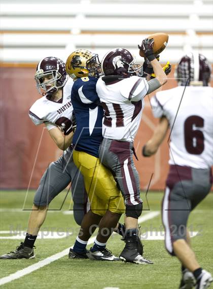 Thumbnail 3 in Burnt Hills-Ballston Lake vs. Sweet Home (NYSPHSAA Class A Final) photogallery.