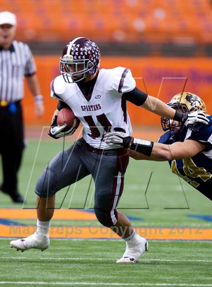 Thumbnail 2 in Burnt Hills-Ballston Lake vs. Sweet Home (NYSPHSAA Class A Final) photogallery.