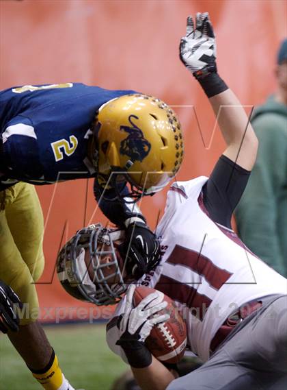 Thumbnail 2 in Burnt Hills-Ballston Lake vs. Sweet Home (NYSPHSAA Class A Final) photogallery.