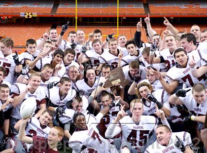 Thumbnail 2 in Burnt Hills-Ballston Lake vs. Sweet Home (NYSPHSAA Class A Final) photogallery.