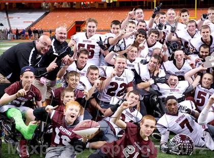 Thumbnail 2 in Burnt Hills-Ballston Lake vs. Sweet Home (NYSPHSAA Class A Final) photogallery.
