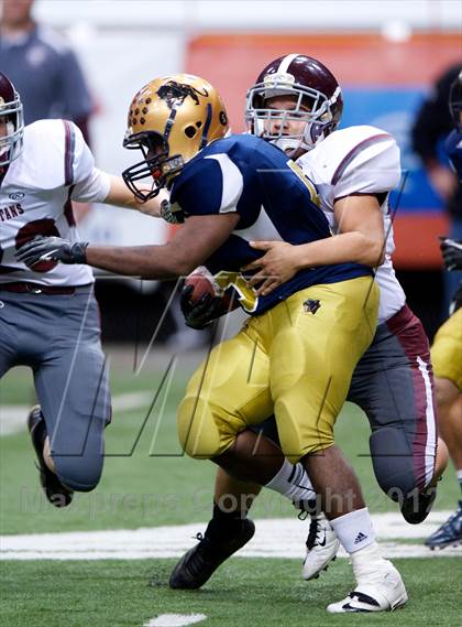 Thumbnail 3 in Burnt Hills-Ballston Lake vs. Sweet Home (NYSPHSAA Class A Final) photogallery.