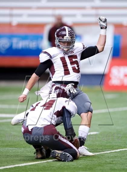 Thumbnail 3 in Burnt Hills-Ballston Lake vs. Sweet Home (NYSPHSAA Class A Final) photogallery.