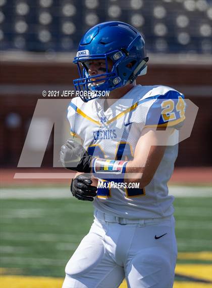 Thumbnail 1 in Midland vs Traverse City West (Battle At The Big House 2021) photogallery.