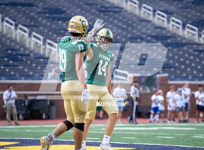 Thumbnail 2 in Midland vs Traverse City West (Battle At The Big House 2021) photogallery.