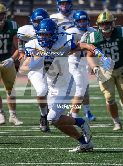 Thumbnail 1 in Midland vs Traverse City West (Battle At The Big House 2021) photogallery.
