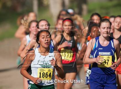 Thumbnail 2 in CIF State Cross Country Championships (D4 Girls Race) photogallery.