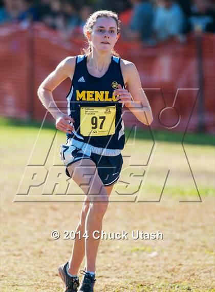 Thumbnail 3 in CIF State Cross Country Championships (D4 Girls Race) photogallery.