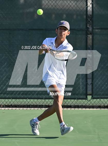 Thumbnail 1 in Mason vs Mason (UIL 2A Boys Doubles State Finals) photogallery.