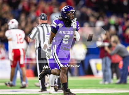 Thumbnail 3 in New Palestine vs. Merrillville (IHSAA 5A Final) photogallery.