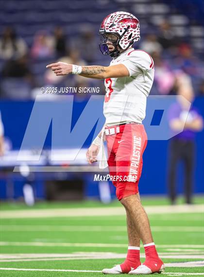 Thumbnail 3 in New Palestine vs. Merrillville (IHSAA 5A Final) photogallery.