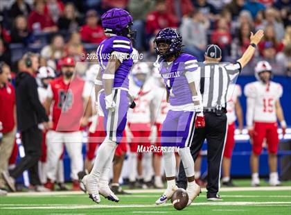 Thumbnail 2 in New Palestine vs. Merrillville (IHSAA 5A Final) photogallery.