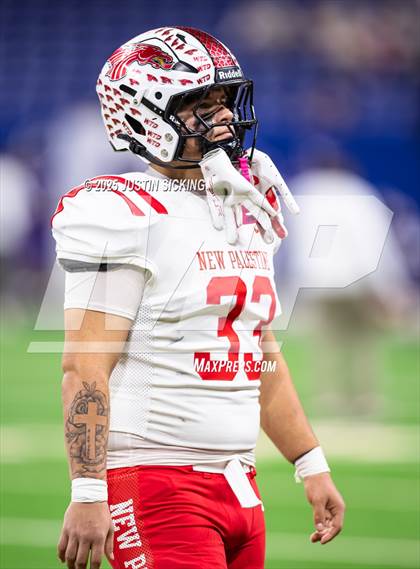 Thumbnail 2 in New Palestine vs. Merrillville (IHSAA 5A Final) photogallery.