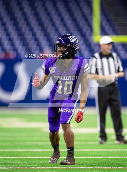 Thumbnail 2 in New Palestine vs. Merrillville (IHSAA 5A Final) photogallery.