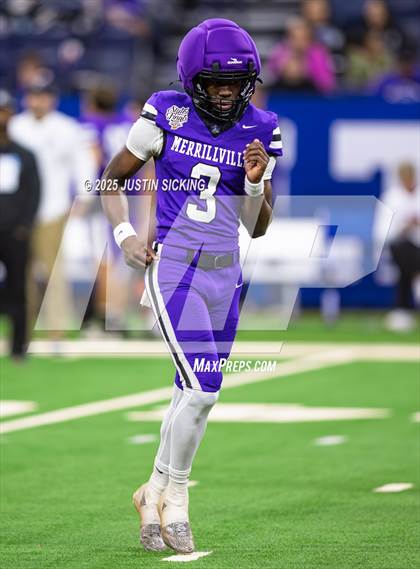 Thumbnail 2 in New Palestine vs. Merrillville (IHSAA 5A Final) photogallery.