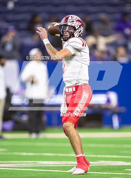 Thumbnail 2 in New Palestine vs. Merrillville (IHSAA 5A Final) photogallery.