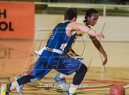 Thumbnail 1 in Brentwood vs mission prep (Beverly Hills 75th Sax Elliot Tournament) photogallery.