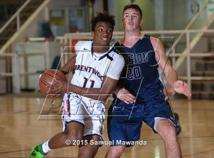 Thumbnail 2 in Brentwood vs mission prep (Beverly Hills 75th Sax Elliot Tournament) photogallery.