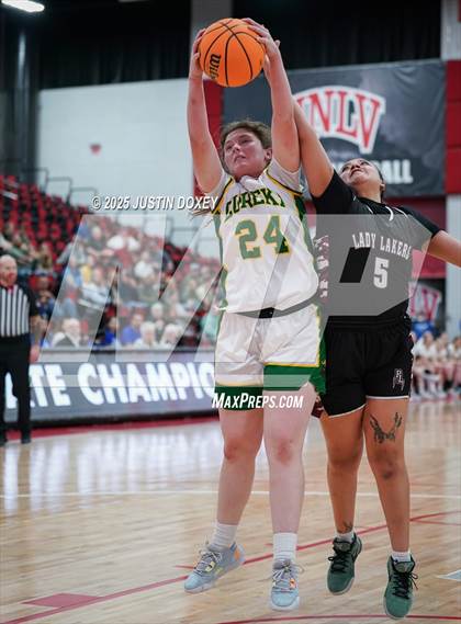Thumbnail 1 in Pyramid Lake vs. Eureka (NIAA Class 1A State Championship) photogallery.