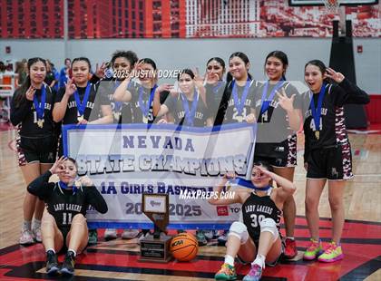 Thumbnail 2 in Pyramid Lake vs. Eureka (NIAA Class 1A State Championship) photogallery.