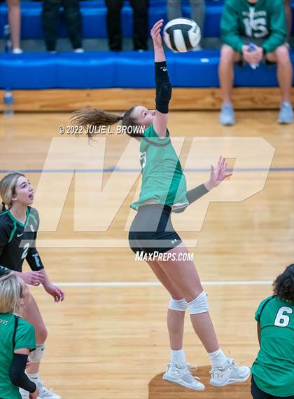 Thumbnail 1 in Yorktown vs. Brebeuf Jesuit Preparatory (IHSAA 4A Regional semi-final) photogallery.