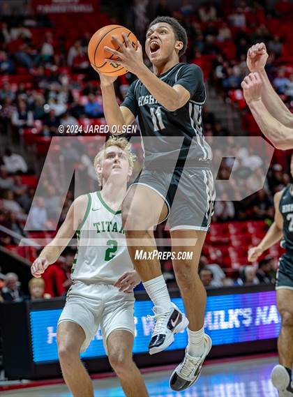 Thumbnail 1 in Highland @ Olympus (UHSAA 5A Semifinal) photogallery.