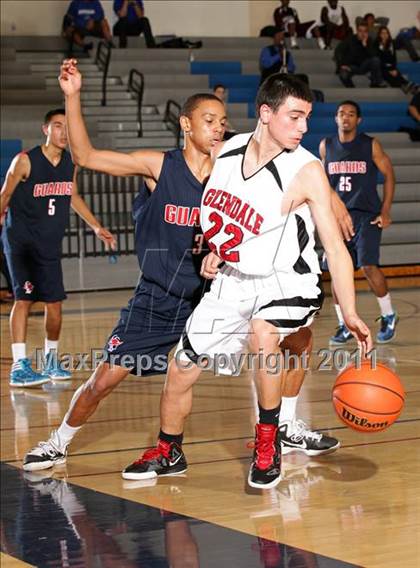 Thumbnail 1 in Bellarmine-Jefferson vs. Glendale (Bulldog Tournament) photogallery.