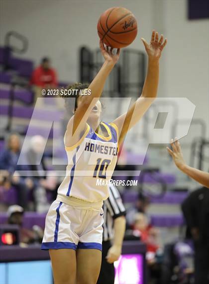 Thumbnail 1 in Homestead vs George Rogers Clark (OGBR Classic in the City) photogallery.