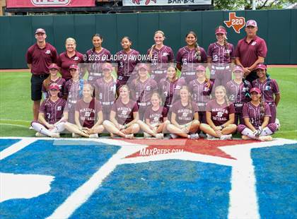 Thumbnail 3 in Ganado vs. Riesel (UIL Softball 2A Div 1 Final) photogallery.