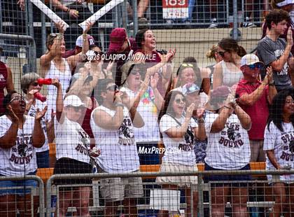 Thumbnail 1 in Ganado vs. Riesel (UIL Softball 2A Div 1 Final) photogallery.