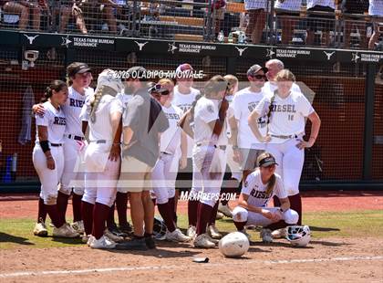 Thumbnail 3 in Ganado vs. Riesel (UIL Softball 2A Div 1 Final) photogallery.