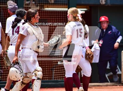 Thumbnail 2 in Ganado vs. Riesel (UIL Softball 2A Div 1 Final) photogallery.
