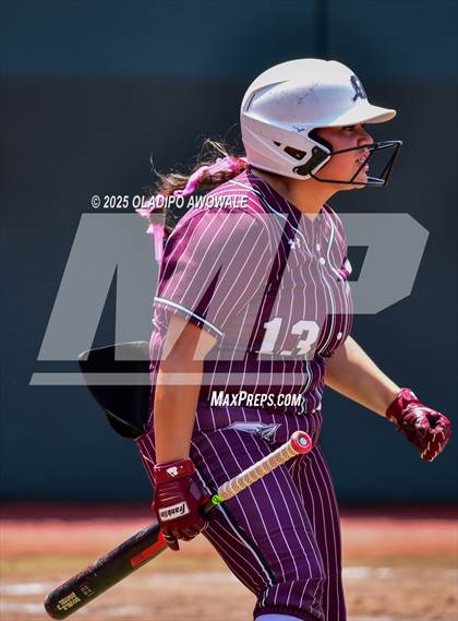 Thumbnail 1 in Ganado vs. Riesel (UIL Softball 2A Div 1 Final) photogallery.