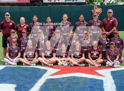 Thumbnail 2 in Ganado vs. Riesel (UIL Softball 2A Div 1 Final) photogallery.