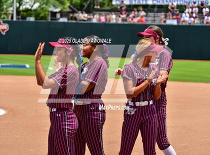 Thumbnail 3 in Ganado vs. Riesel (UIL Softball 2A Div 1 Final) photogallery.