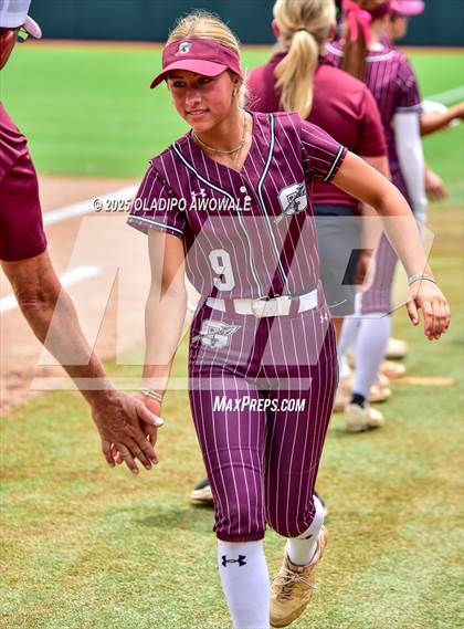 Thumbnail 2 in Ganado vs. Riesel (UIL Softball 2A Div 1 Final) photogallery.