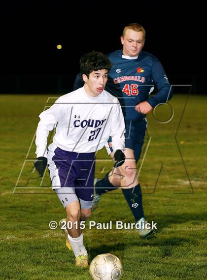 Thumbnail 3 in DuBois Central Catholic @ Coudersport (District IX Class A 1st Round) photogallery.