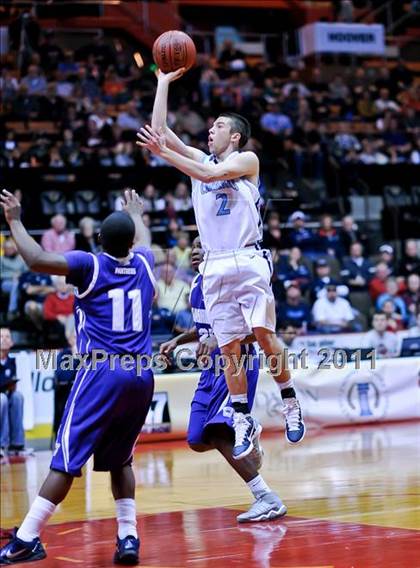 Thumbnail 3 in Central Valley Christian vs. Washington Union (CIF CS D4 Final) photogallery.